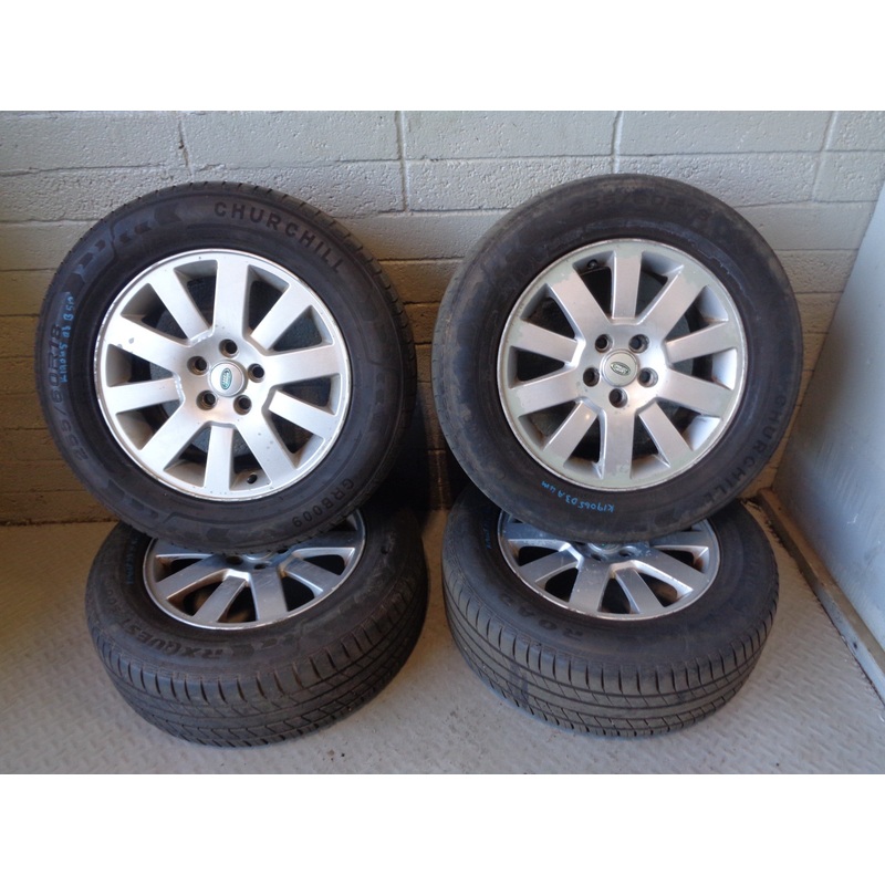 Discovery 3 Alloy Wheels and Tyres 255/60R18 Set of x 4 Land Rover K19065
