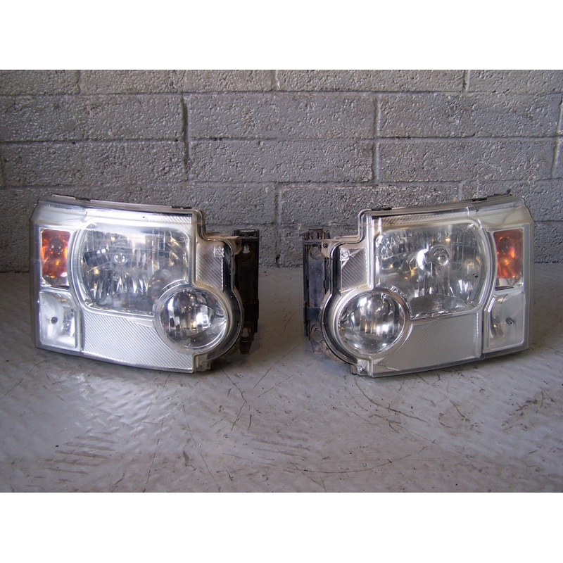 Discovery 3 Headlights Halogen Pair XBC500032 XBC500022 Land Rover L04075