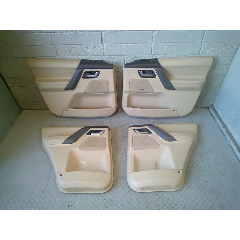 Freelander 2 Door Cards Set of 4 Beige with Grey Trim Land Rover R07075