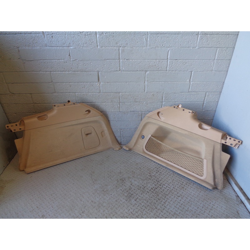 Porsche Cayenne 92A Boot Trims Pair In Beige 2011 to 2014