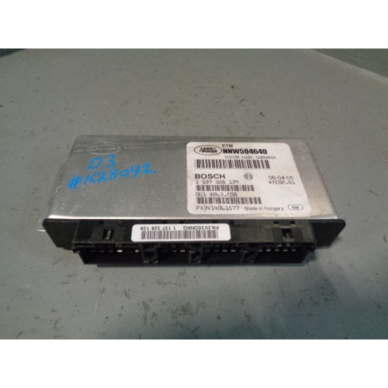 Discovery 3 Rear Diff Differential Locking Module ECU NNW504640 Land Rover