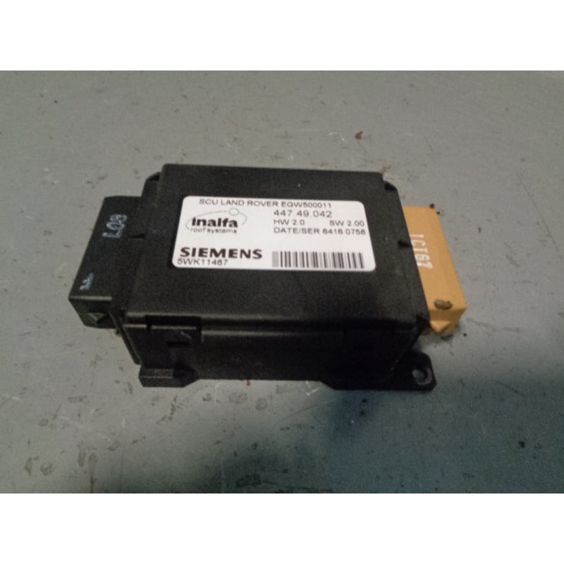 Discovery 3 Sunroof Control Module ECU EGW500011 Land Rover 2004 to 2009