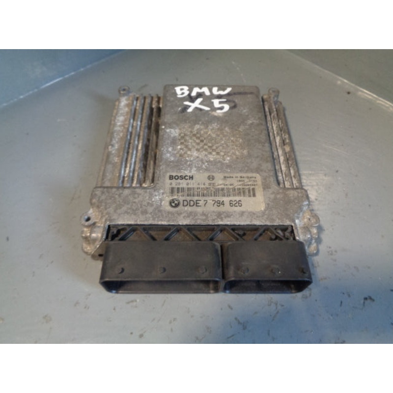 BMW X5 E53 Main Engine Control Module ECU 3.0D 0 281 011 414 2001 to 2006