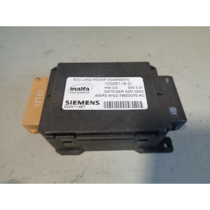 Discovery 3 4 Sunroof Control Module ECU 5H22-78502D70 Land Rover 2004 to 2016