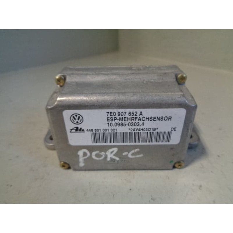 Porsche Cayenne 9PA YAW Rate Sensor 7E0 907 652 A 2003 to 2009