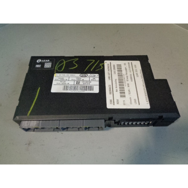 Range Rover L405 Passenger Seat Control Module Near Side Front DPLA-14C546-BA