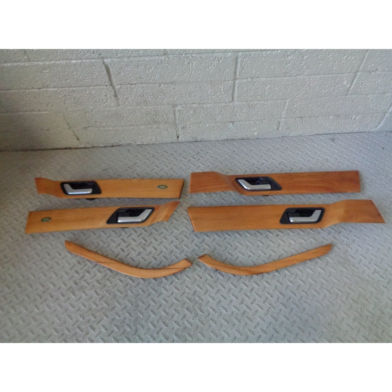 Range Rover Sport Door Card Light Wood Trim Panels Handles L320 B11073