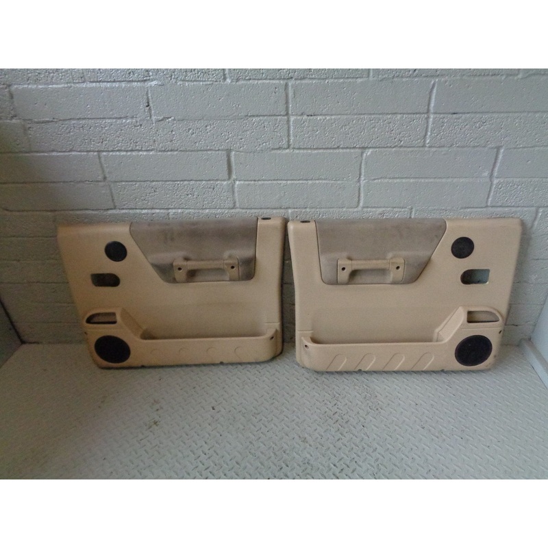 Discovery 2 Door Cards Front Pair of x 2 Beige Land Rover 1998 to 2004 R07023