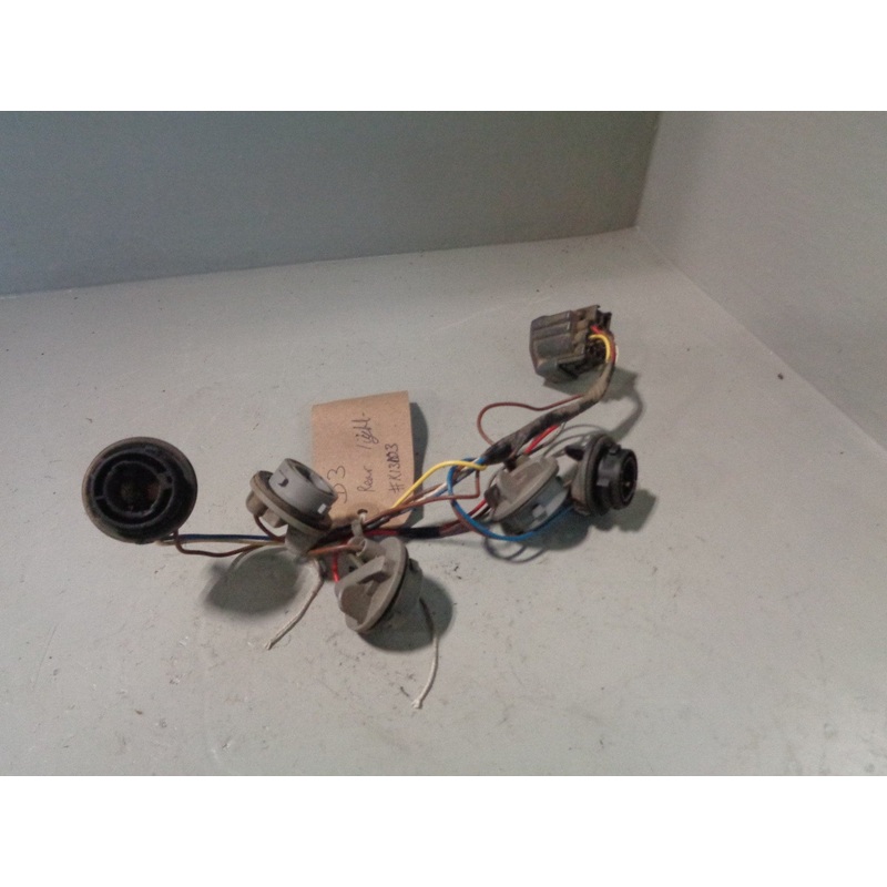 Discovery 3 Rear Tail Light Bulb Holders Plug and Wiring Loom 2004 to 2009