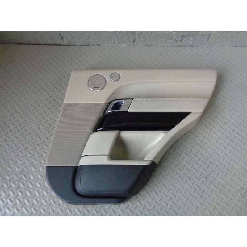 Range Rover L405 Door Card Off Side Rear Ivory with Black Trim 2013 to 2017