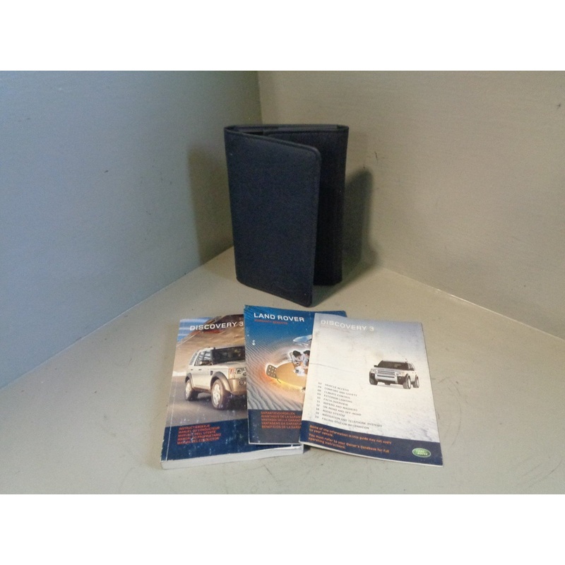 Discovery 3 Handbook User Manual in Wallet Land Rover 2004 to 2009 K26103