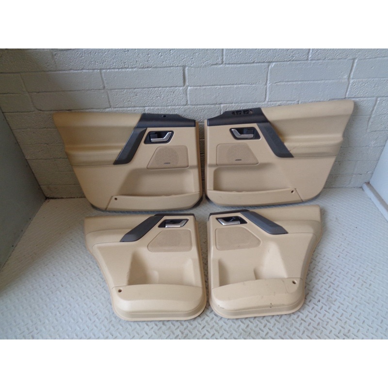 Freelander 2 Door Cards Set Of 4 Beige with Grey Trim Land Rover H06024