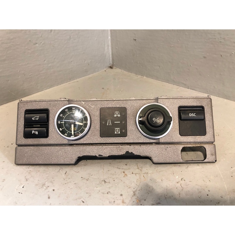 Range Rover L322 Air Suspension Switch Control Panel Clock YUL000072PUY R31075