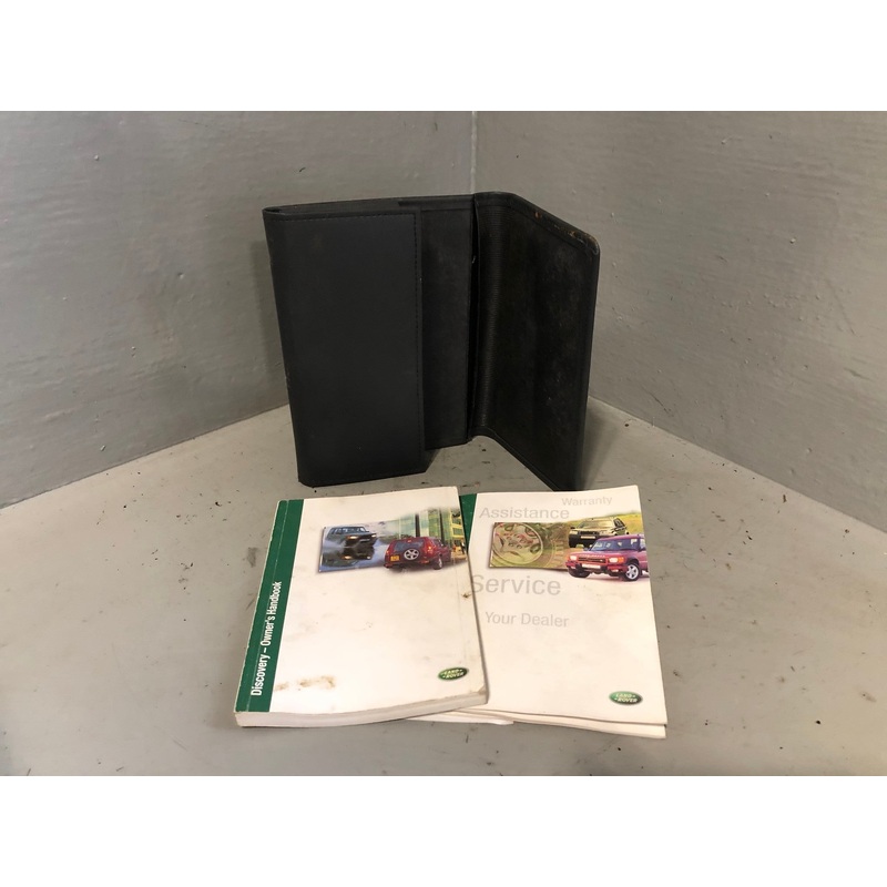 Discovery 2 Handbook User Manual In Wallet Land Rover 1998 to 2002 L06085