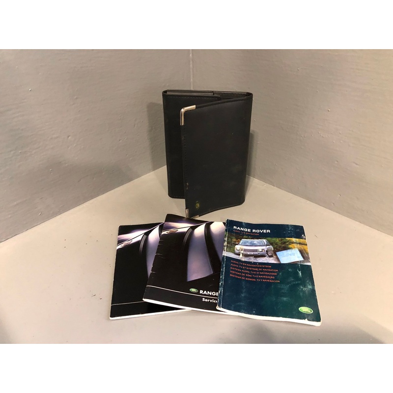 Range Rover L322 Handbook Manual User Guides in Wallet Pre-Facelift R31075