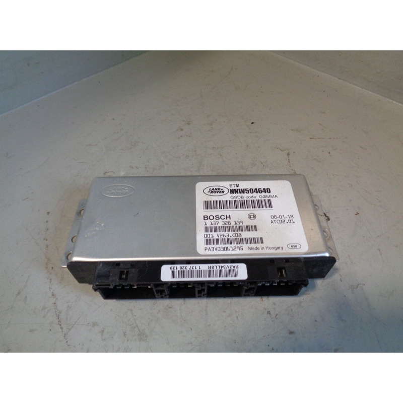 Range Rover L322 Rear Diff Differential Locking Module ECU NNW504640