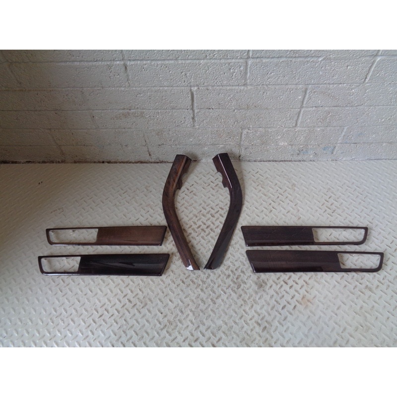 Range Rover Sport Door Card Dark Wood Trim Panels Facelift 6 Piece L320 K08063