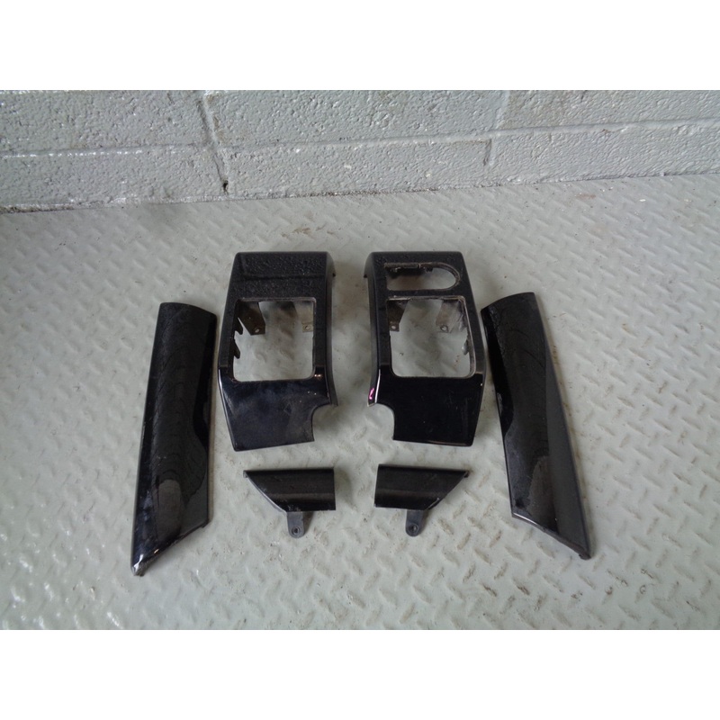 Range Rover L322 6 Piece Trim Dashboard Finisher Kit in Piano Gloss Black H04054