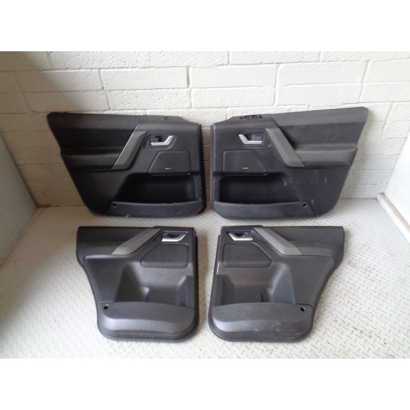 Freelander 2 Door Cards Set of 4 in Black Cloth Land Rover 2006 to 2011 R28064