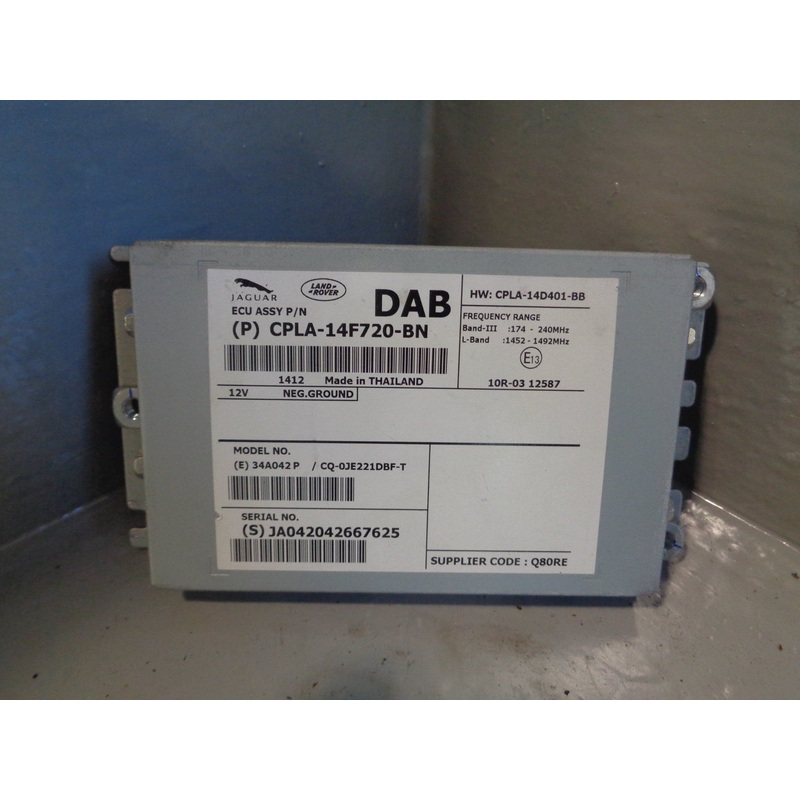 Range Rover Evoque DAB Radio Module CPLA-14F720-BN 2011 to 2015