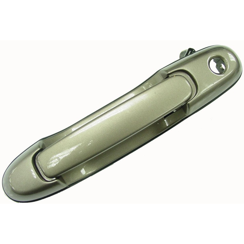 Door Handle Front Driver Side Outer Toyota Sienna 1998-2003 Black , TO1310126