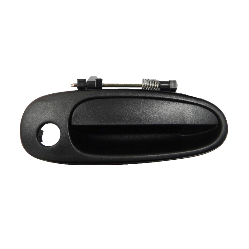 Door Handle Front Passenger Side Outer Toyota Corolla Sedan 1993-1997 Black , TO1311102