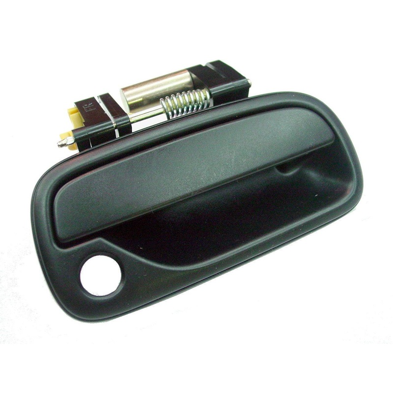 Door Handle Front Passenger Side Outer Toyota Tundra 2000-2006 Textured Black (Regular/Access Cab) , TO1311124