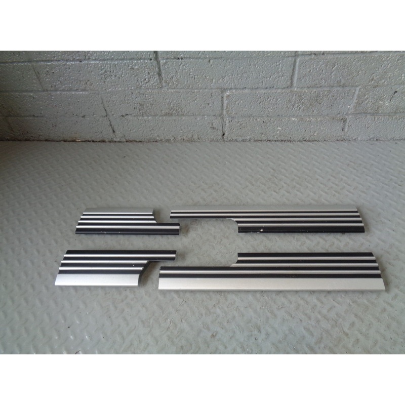 Range Rover L322 Kick Plates Full Set of 4 Aluminium Genuine 2006 to 2013 S1084