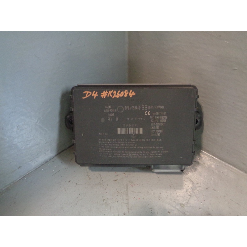 Discovery 4 Keyless Control Module DPLA-19H440-BB Land Rover 2009 to 2013