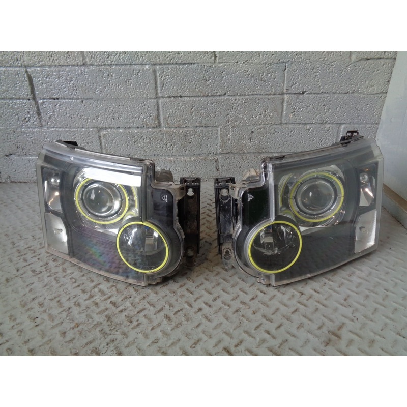 Discovery 3 Headlights Xenon Pair XBC500102 XBC500112 Adaptive Land Rover K07104