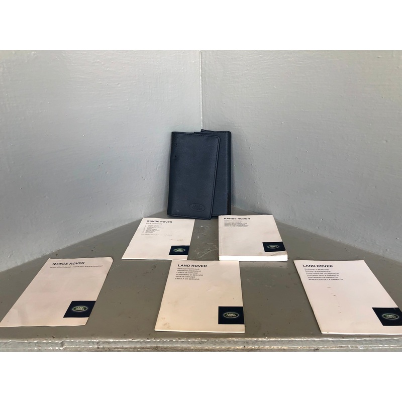 Range Rover L405 Handbook User Guides and Wallet 2013 to 2015 L18085