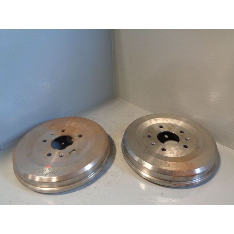 Freelander 1 Brake Drums Pair Rear Britpart SDC100130 Land Rover 1997 to 1999
