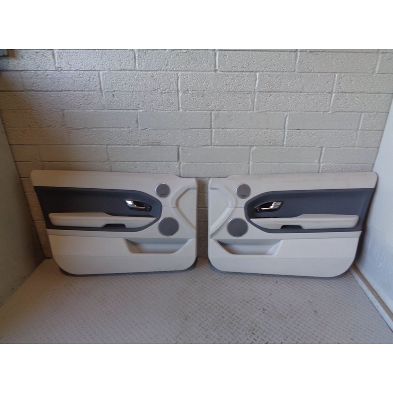 Range Rover Evoque Door Cards Pair of 2 3 Door in Ivory L538 2011 to 2015 L02015