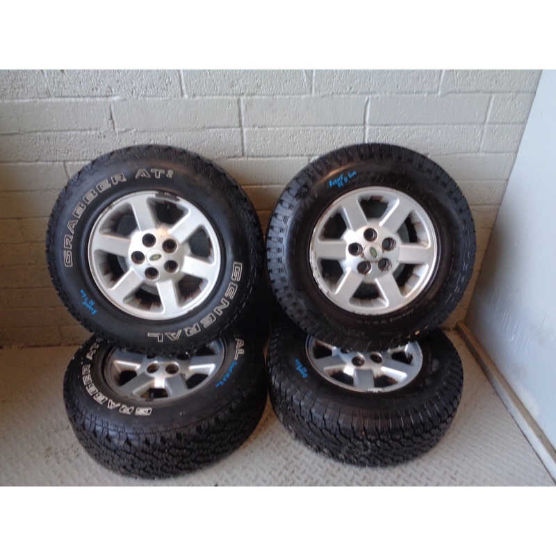 Discovery 2 Alloy Wheels with Tyres Set of 4x 245/70R16 Land Rover R03015