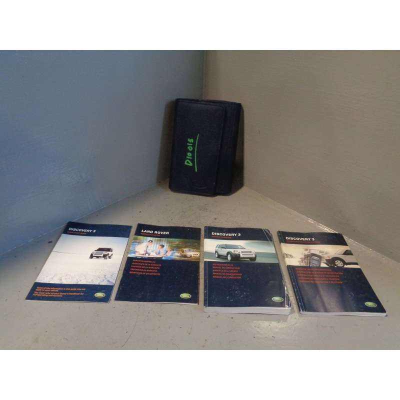 Discovery 3 Handbook User Manual in Wallet Land Rover 2004 to 2009 D10015