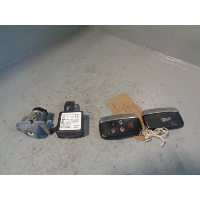 Range Rover Evoque Key Remotes and Blade with Door Lock 2011 to 2015 L02015