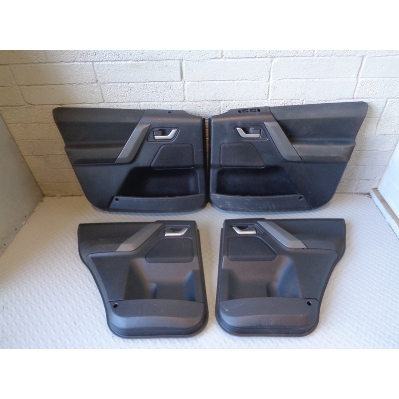 Freelander 2 Door Cards Set of 4 in Black Cloth Land Rover 2006 to 2011 R12035