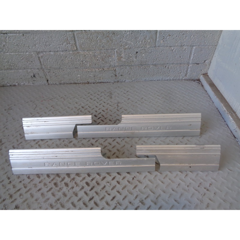 Range Rover L322 Kick Plates Full Set of 4 Aluminium Genuine 2006 to 2013 L03035