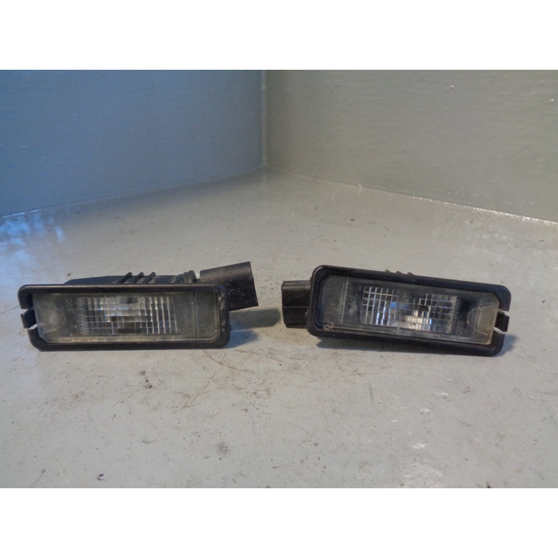 Porsche Cayenne 958 92A Number Plate Light Rear Pair Of 2011 to 2018