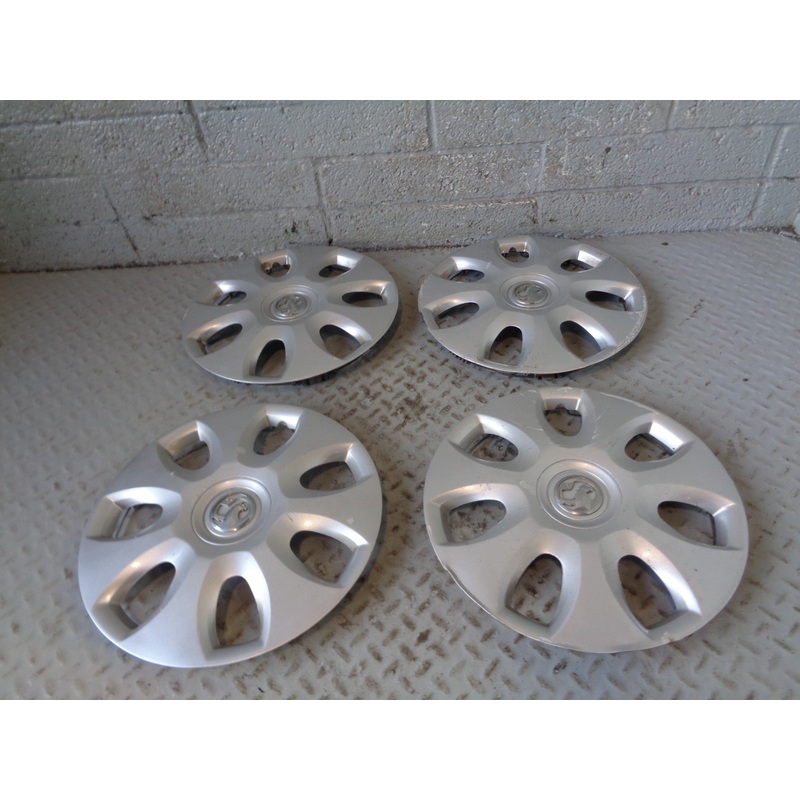 Vauxhall Corsa D 15” 4 Wheel Trim Covers Genuine Set of 4 Hub Cap 13265184