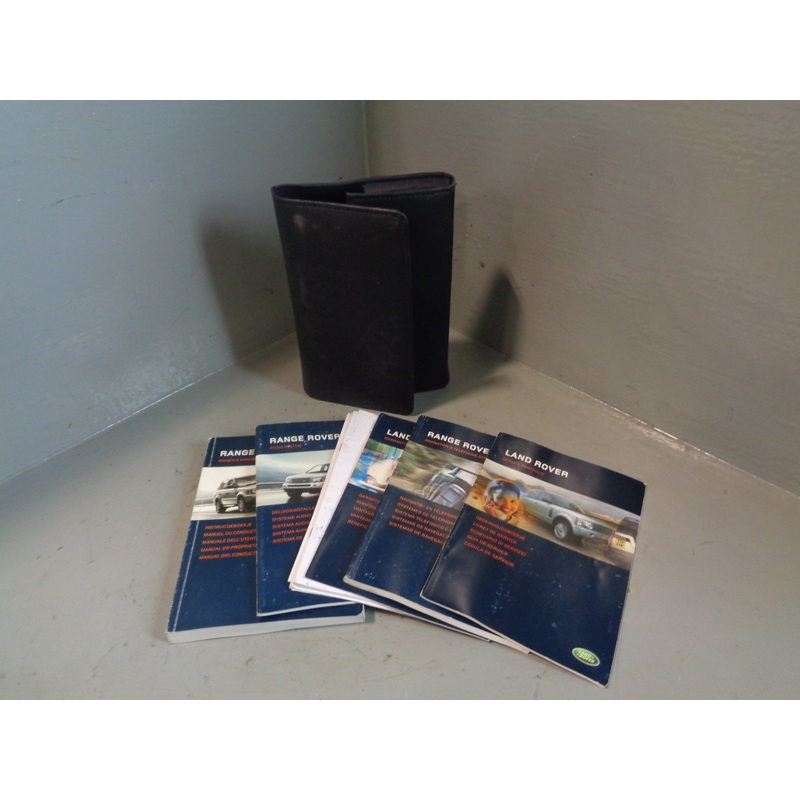Range Rover Sport Handbook Manual User Guides in Wallet 2005 to 2009 L14045
