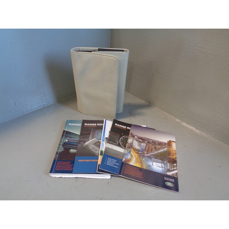 Range Rover Sport Handbook Manual in Wallet Autobiography 2009 to 2013 L07055