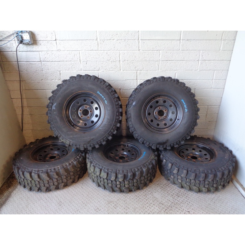 Discovery 2 Modular Steel Wheels with Tyres Set of 5 x 265/75R16 Land Rover