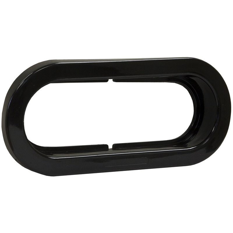 Buyers – 6-1-2″ Black Grommet for Oval Recessed Lights, Bulk