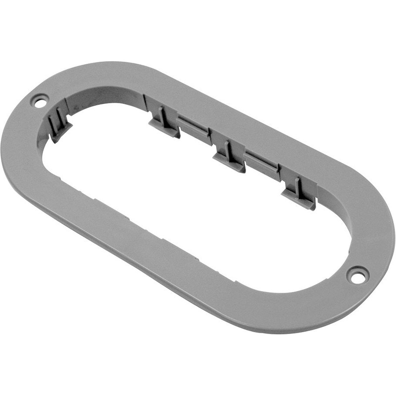 Buyers – 6-1-2″ Gray Grommet for Oval Recessed Lights, Bulk