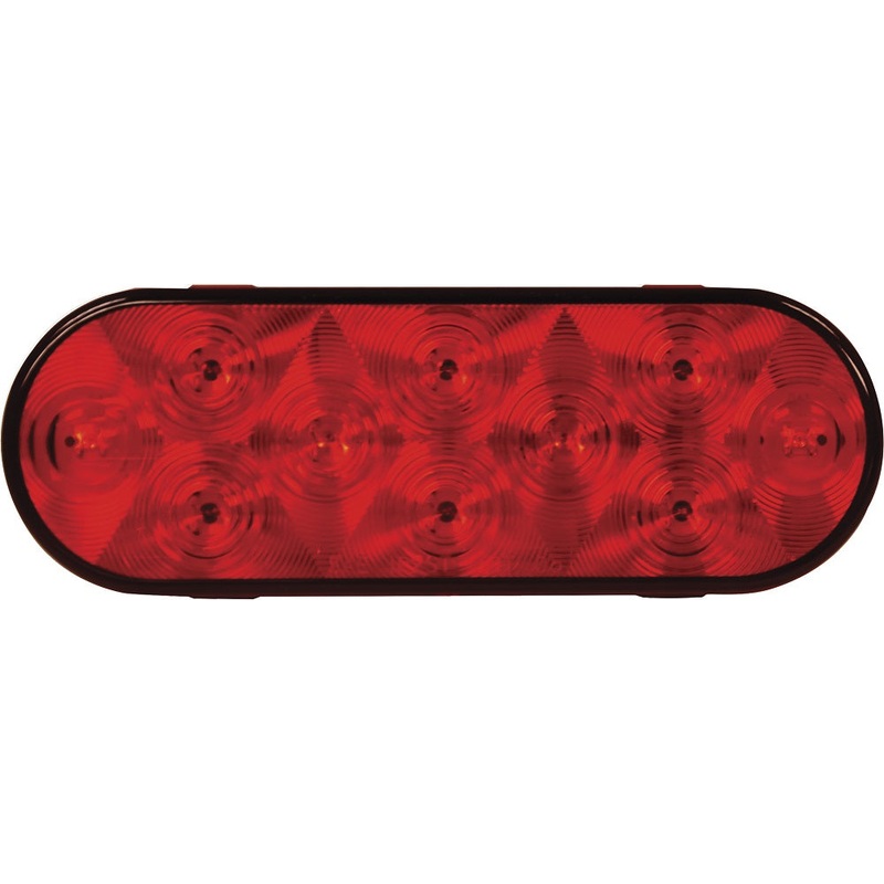 Buyers – 6″ Oval, 10 LED, Amp style connection, bulk