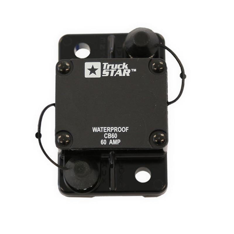 Buyers – 60 Amp Circuit Breaker,  Auto Reset