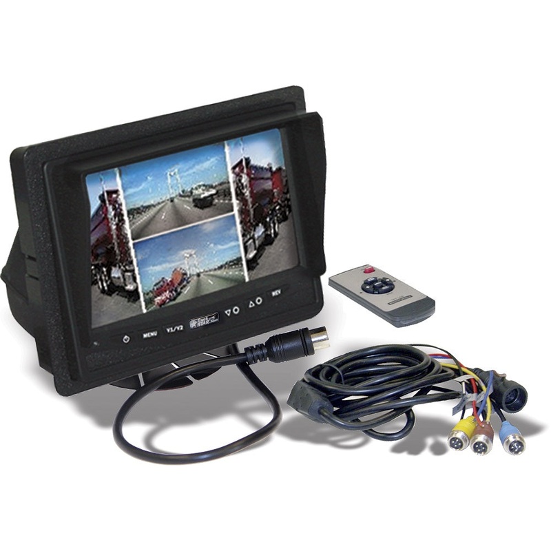 Buyers – 8881247 Rear Observation Camera System,  Quad Screen