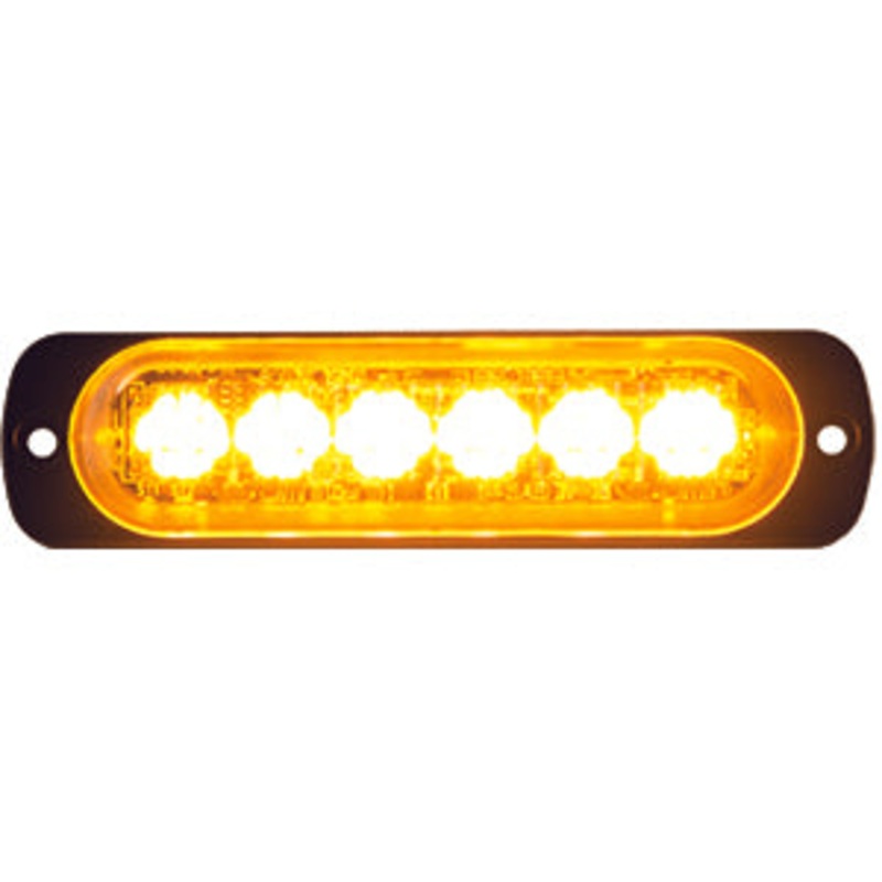 Buyers – 8891900 6 LED,  Amber,  1 Amp,  19 Flash patterns