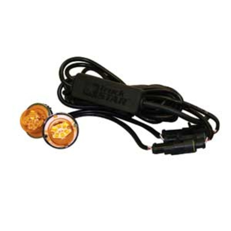 Buyers – Amber LED Strobe Lights (bolt-on),  25′ Cable
